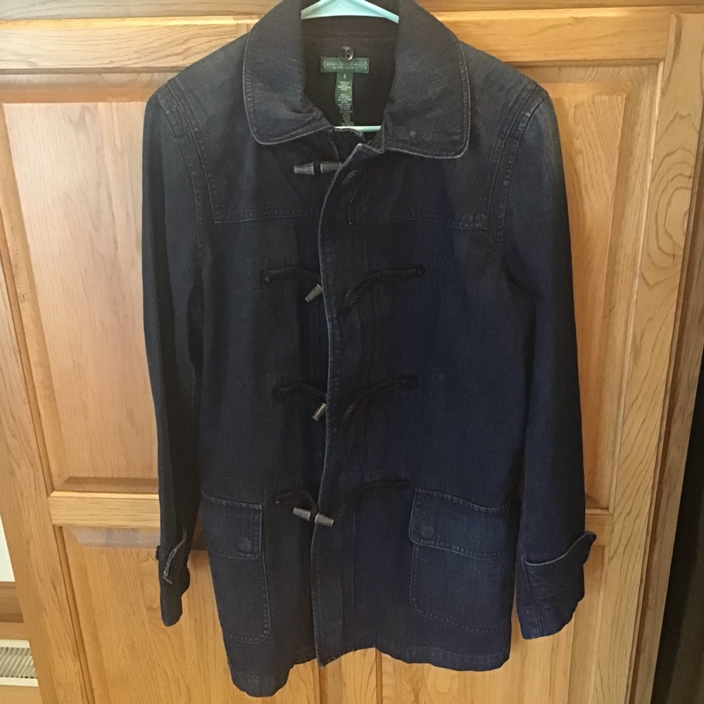 Lauren Jeans Company Vintage Denim Coat Small